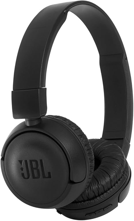 JBL T450BT Wireless On-Ear Headphones with Built-in Remote and Microphone (Black)