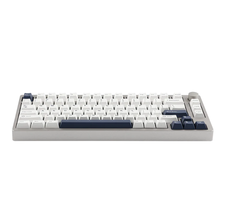 Epomaker P75 (WHITE/BLUE with Zebra switches)