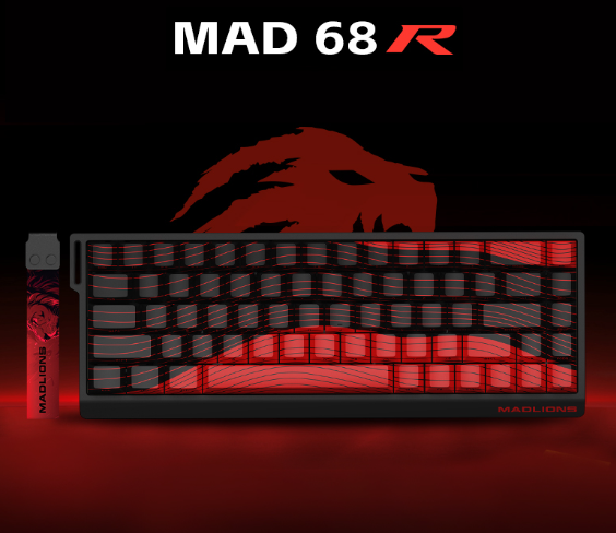 Madlions Mad68 R HE Mechancial Keyboard Magnetic Switch 8K polling rate