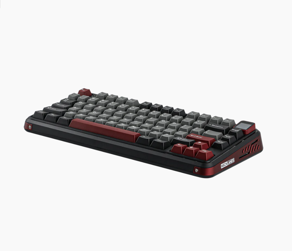 MechLands Vibe75 75% Gasket Mounted Hot Swappable Three-Mode Connectivity Mechanical keyboard (BLACK)