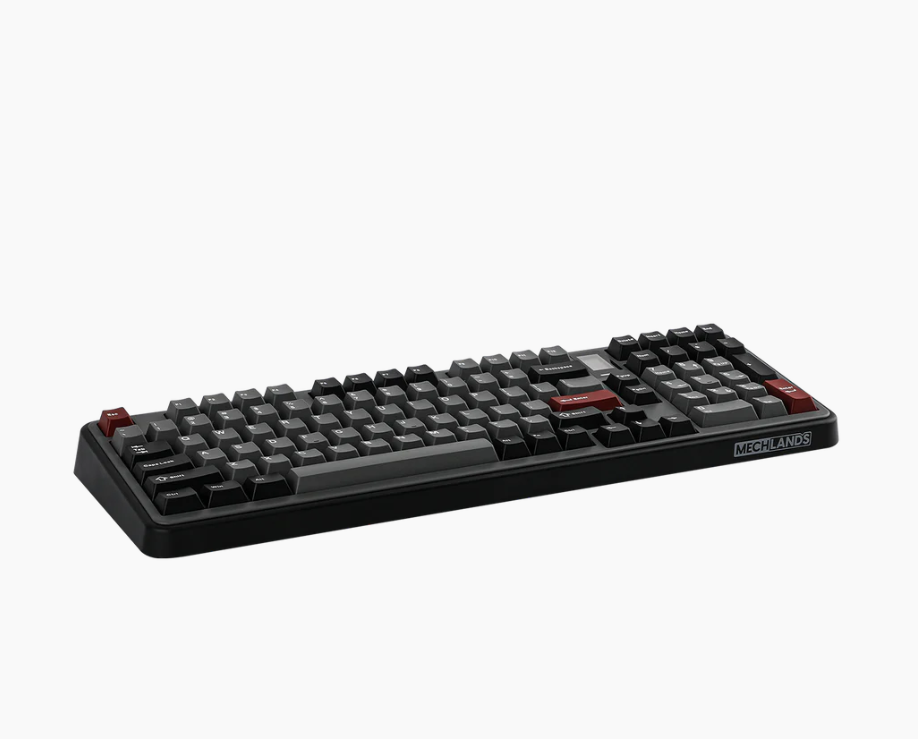 MechLands Vibe99 98% Gasket Mounted Hot Swappable Three-Mode Connectivity Mechanical keyboard (BLACK)