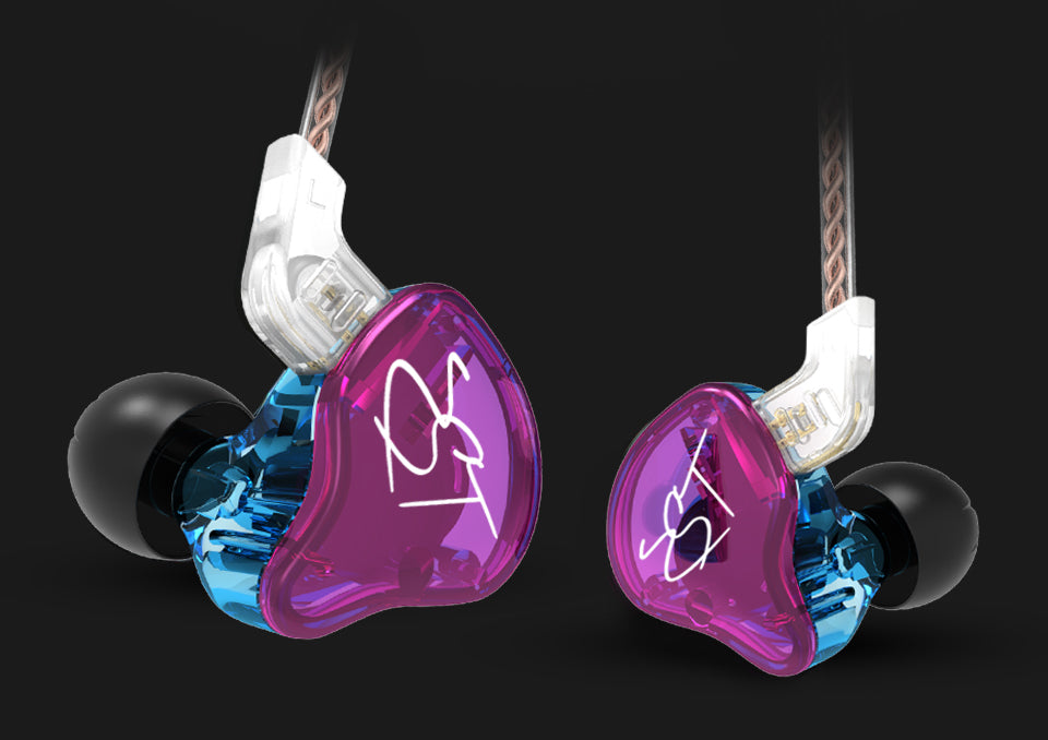 KZ ZST Pro X In Ear Earphone Hybrid Headset HIFI Bass Noise Cancelling Colorful Earbuds With Mic Replaced Cable for ZSN ZSX ZS3