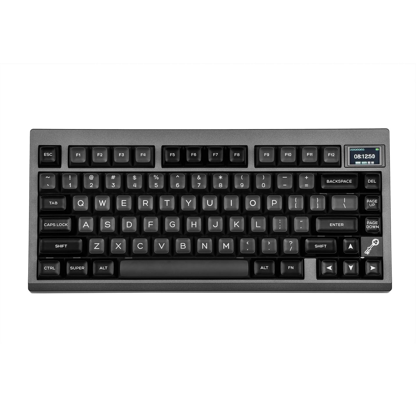 EPOMAKER TH80 PRO V2 Wireless Gaming Keyboard with RGB Screen 75% Bluetooth/2.4Ghz/USB-C VIA Programmable Gasket Keyboard