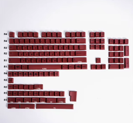 PBT Material Blood Sacrifice Theme Keycaps 143 Keys DYE-SUB Cherry Profile Keycap For Cherry MX Switch Mechanical Keyboard