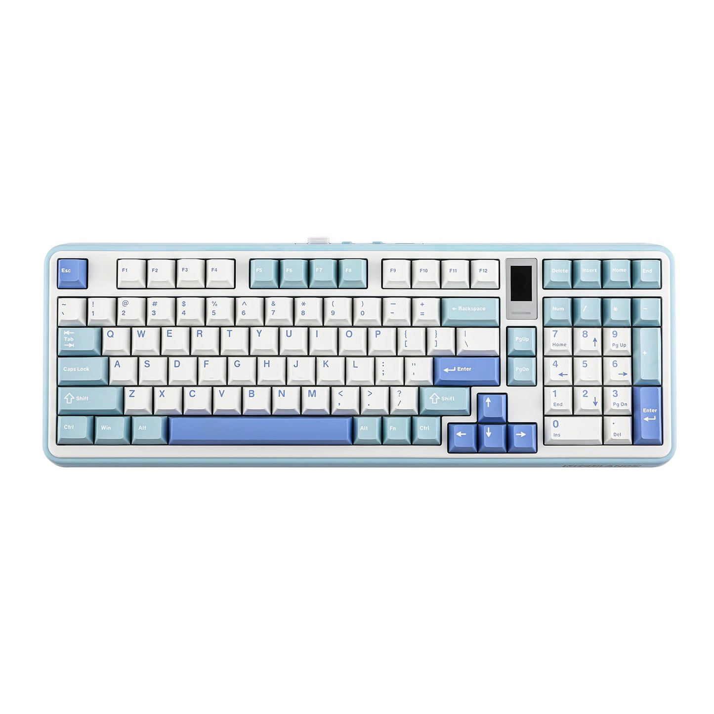 MechLands Vibe99 98% Gasket Mounted Hot Swappable Three-Mode Connectivity Mechanical keyboard (BLUE)