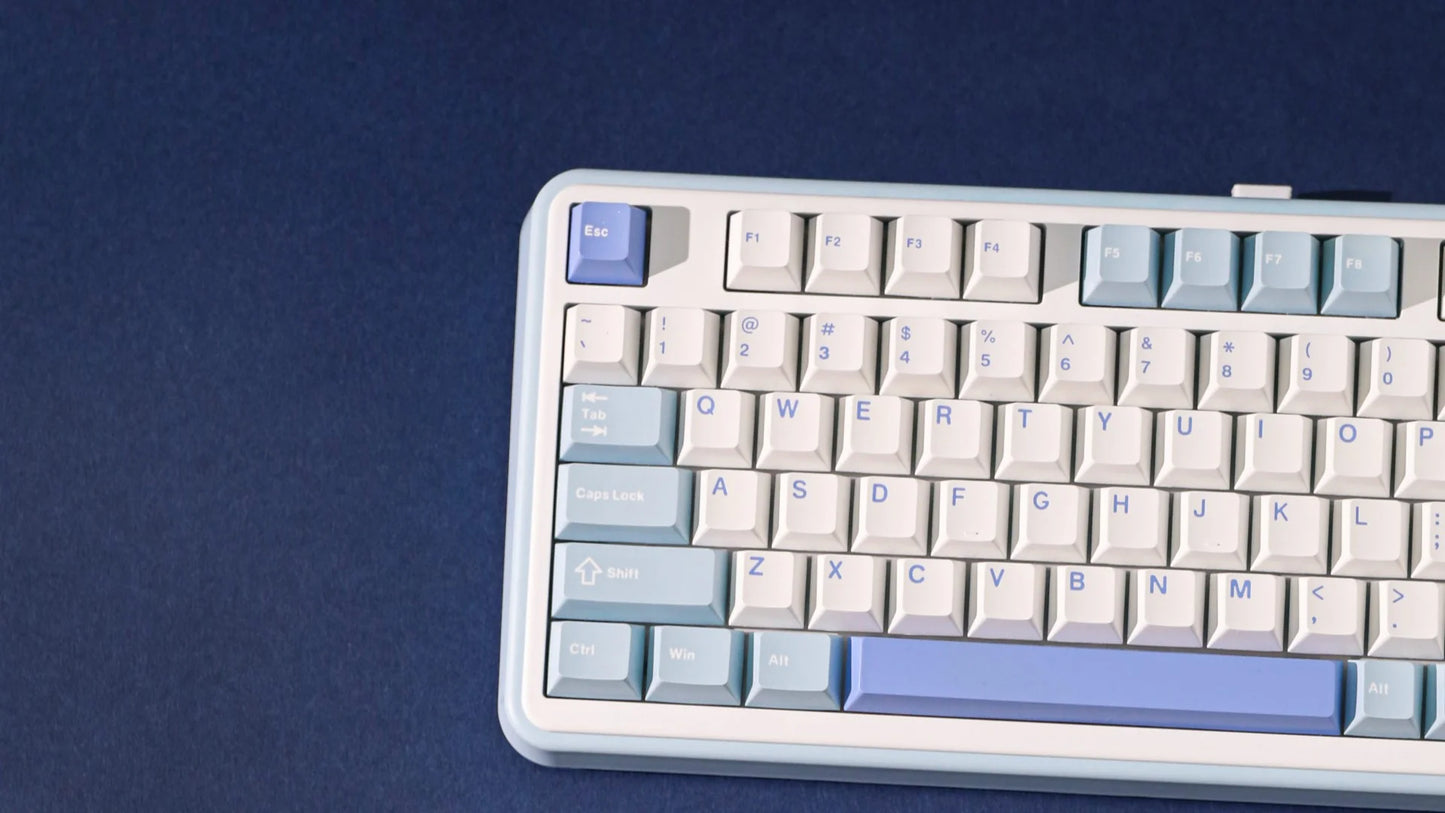 MechLands Vibe99 98% Gasket Mounted Hot Swappable Three-Mode Connectivity Mechanical keyboard (BLUE)