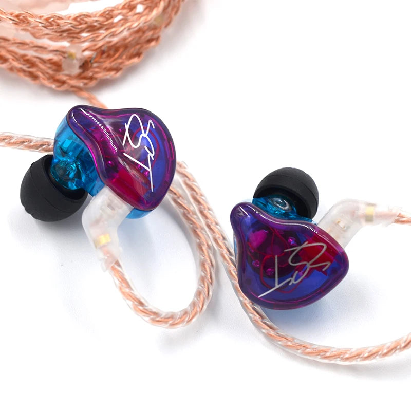 KZ ZST Pro X In Ear Earphone Hybrid Headset HIFI Bass Noise Cancelling Colorful Earbuds With Mic Replaced Cable for ZSN ZSX ZS3