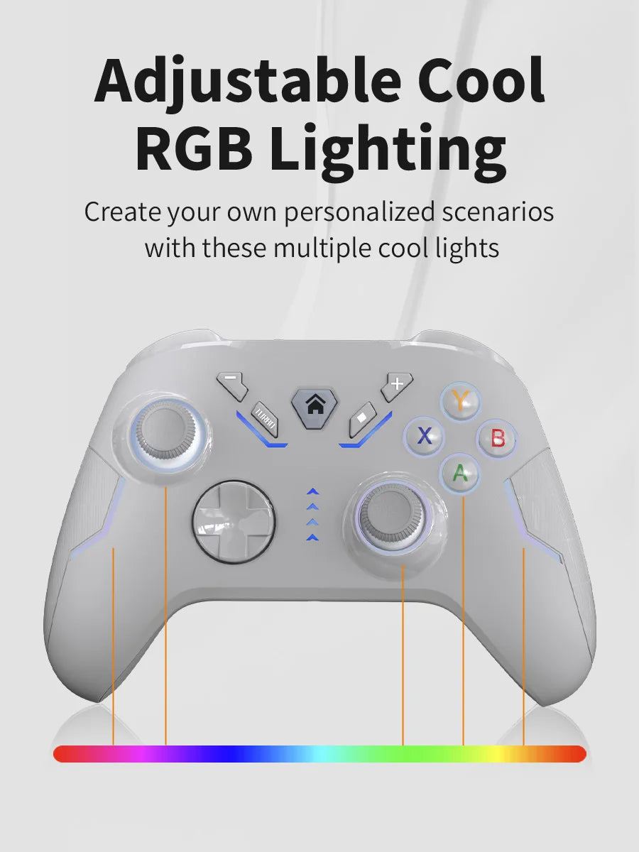 N3 Max PC Steam Game Controller Wireless Gamepad for Windows 7/8/10/11 PS3 Nintendo Switch/Lite/OLED Hall Effect Control