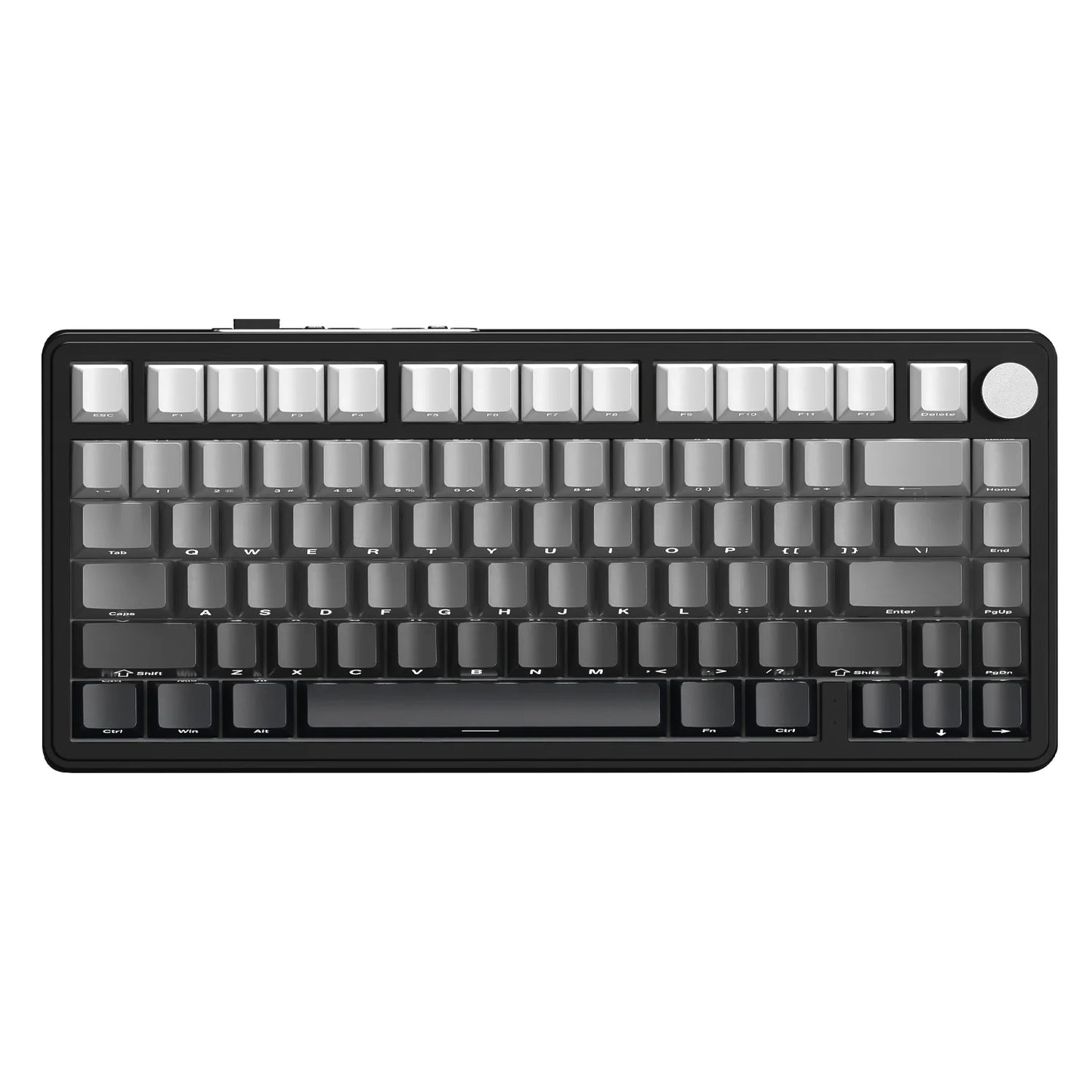 Attack Shark X85 Tri-mode Gasket 75% Mechanical Keyboard with CNC Knob, 5-Layer Padding, Hot Swappable, RGB Backlight, NKRO