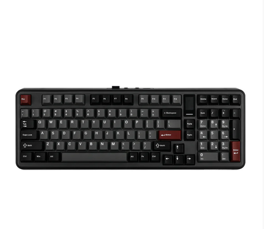 MechLands Vibe99 98% Gasket Mounted Hot Swappable Three-Mode Connectivity Mechanical keyboard (BLACK)