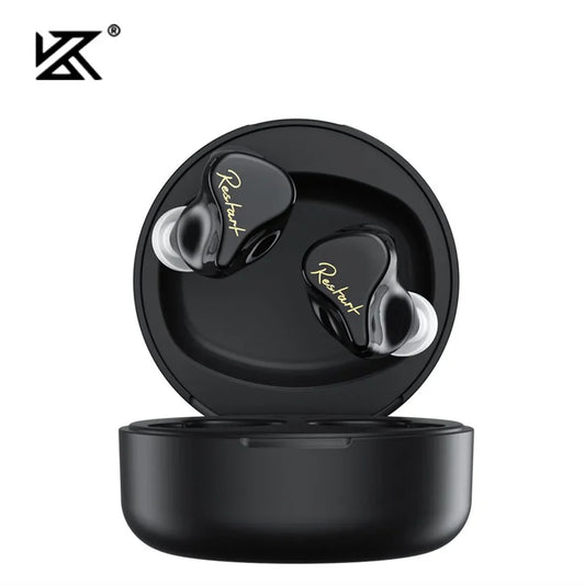 KZ SKS TWS True Wireless Earphones Bluetooth 5.2 1BA 1DD Hybrid Game Sport Earbuds Touch Control Noise Cancelling Headset Z3 Z1 (WITH MICROPHONE)