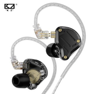 KZ ZS10 Pro 2 with mic Wired Metal Earphone HIFI In Ear Bass Earbud 4-Level Tuning Switch Headphone Sport Sound Noise Reduction Headset